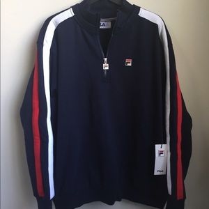 RARE FILA QUARTER ZIP SWEATSHIRT